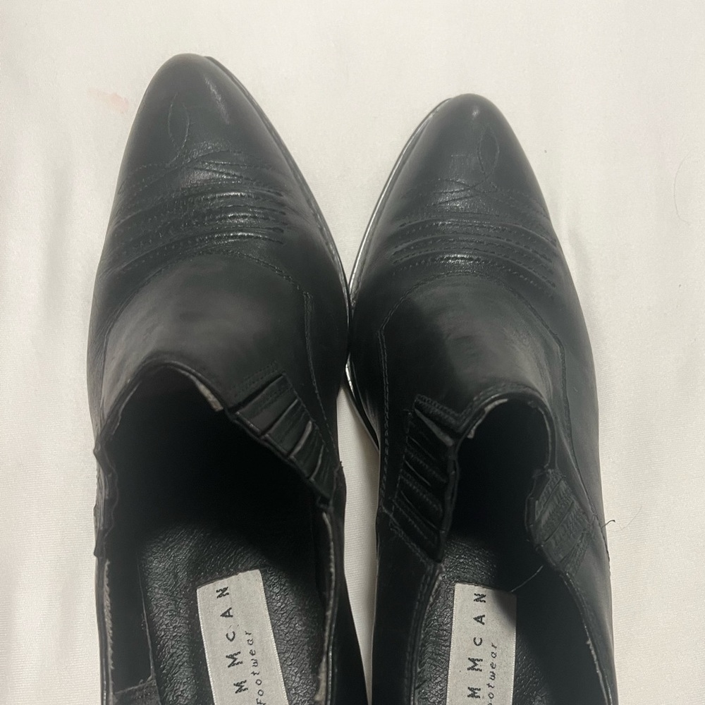 Genuine leather, Thom Mcan booties! Woman’s size 12!